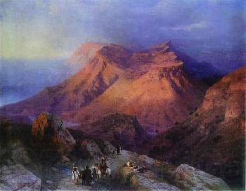Ivan Aivazovsky Mountain Village Gunib in Daghestan. Spain oil painting art